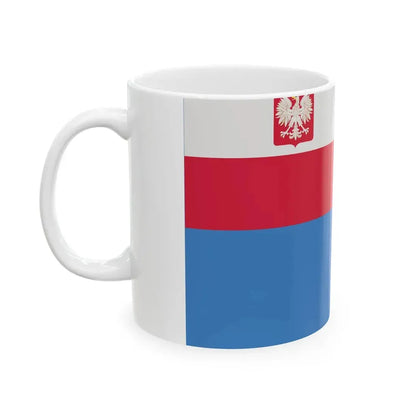 PRL Bandera pjp (Poland) White Coffee Mug - Go Mug Yourself