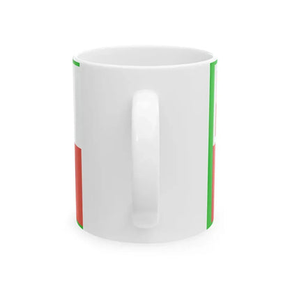 PRL Border Defence naval aviation flag (Poland) White Coffee Mug - Go Mug Yourself