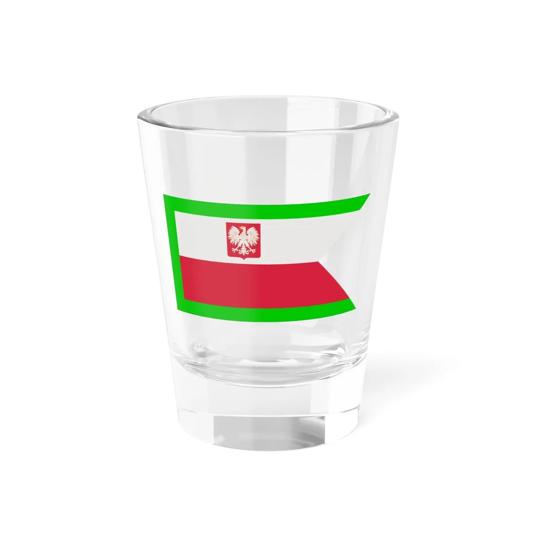 PRL Ensign Border Defence Army (Poland) Shot Glass 1.5oz 1.5oz - Go Mug Yourself