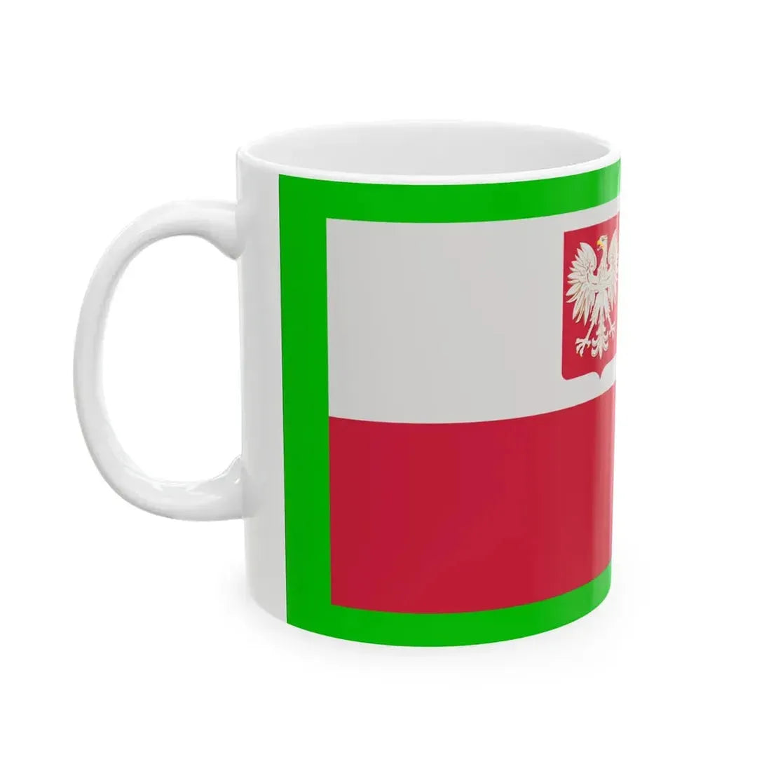 PRL Ensign Border Defence Army (Poland) White Coffee Mug - Go Mug Yourself