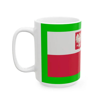PRL Ensign Border Defence Army (Poland) White Coffee Mug - Go Mug Yourself