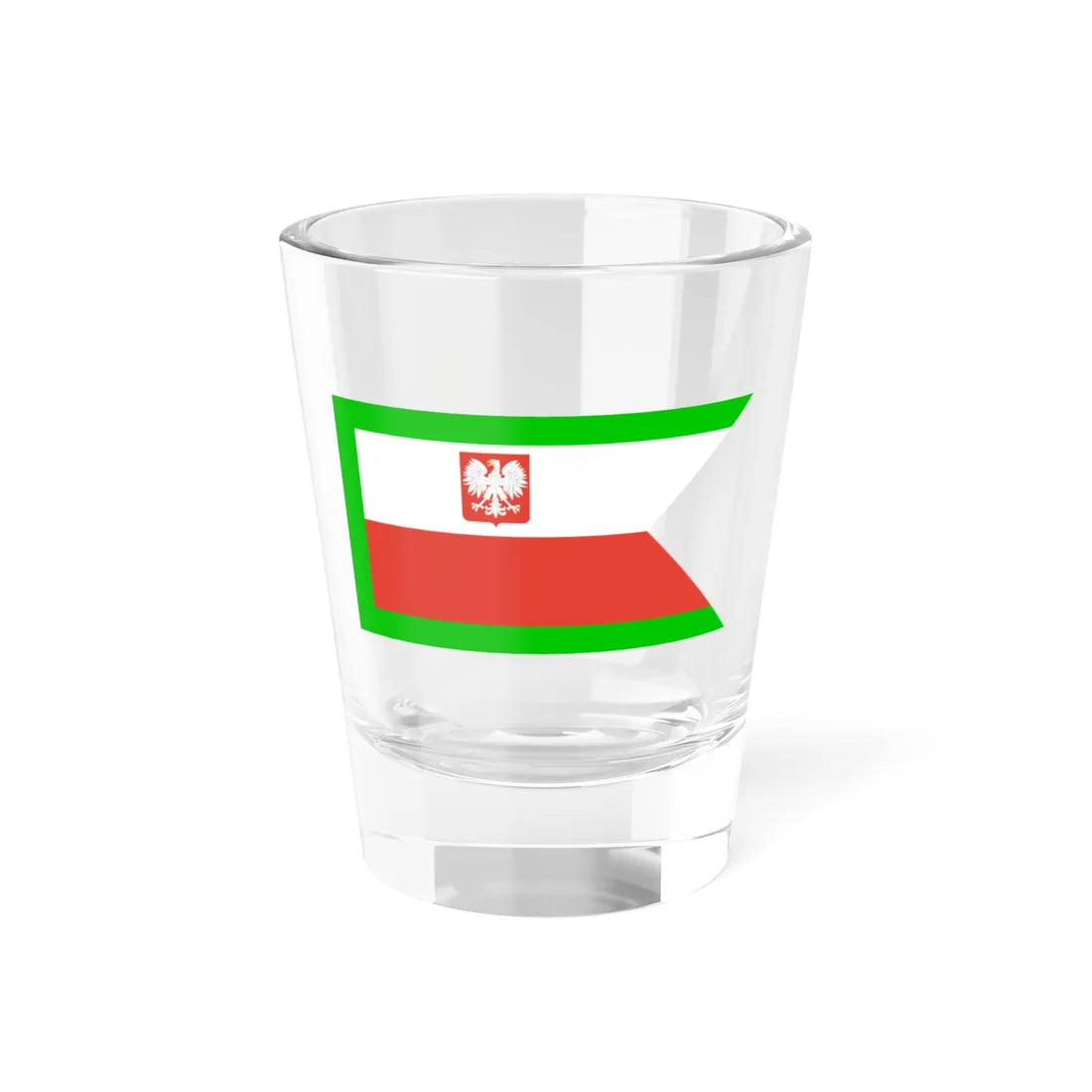 PRL Ensign Border Defence Army v2 (Poland) Shot Glass 1.5oz 1.5oz - Go Mug Yourself