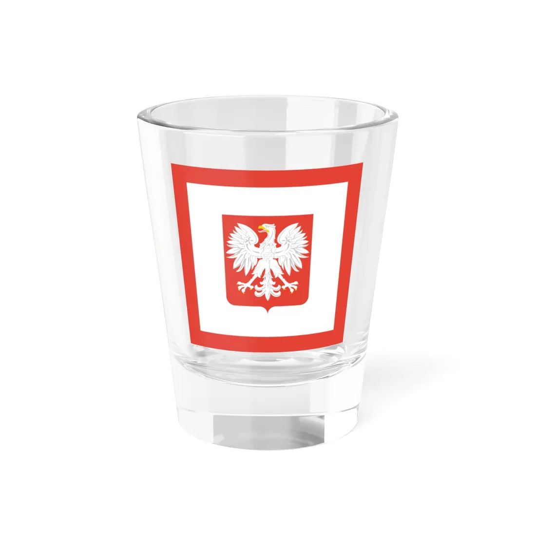 PRL Navy Coastal Units flag 61-90 (Poland) Shot Glass 1.5oz 1.5oz - Go Mug Yourself