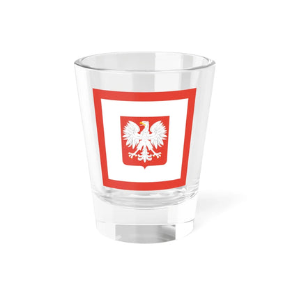 PRL Navy Coastal Units flag 61-90 (Poland) Shot Glass 1.5oz 1.5oz - Go Mug Yourself