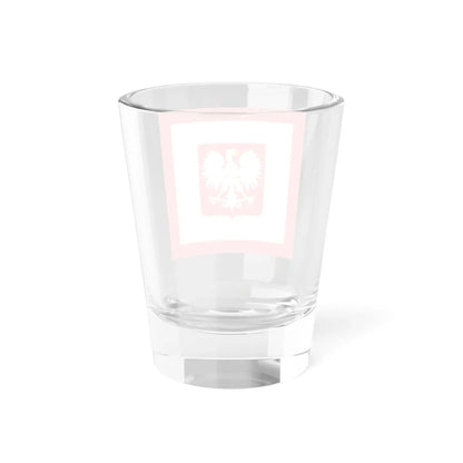 PRL Navy Coastal Units flag 61-90 (Poland) Shot Glass 1.5oz - Go Mug Yourself