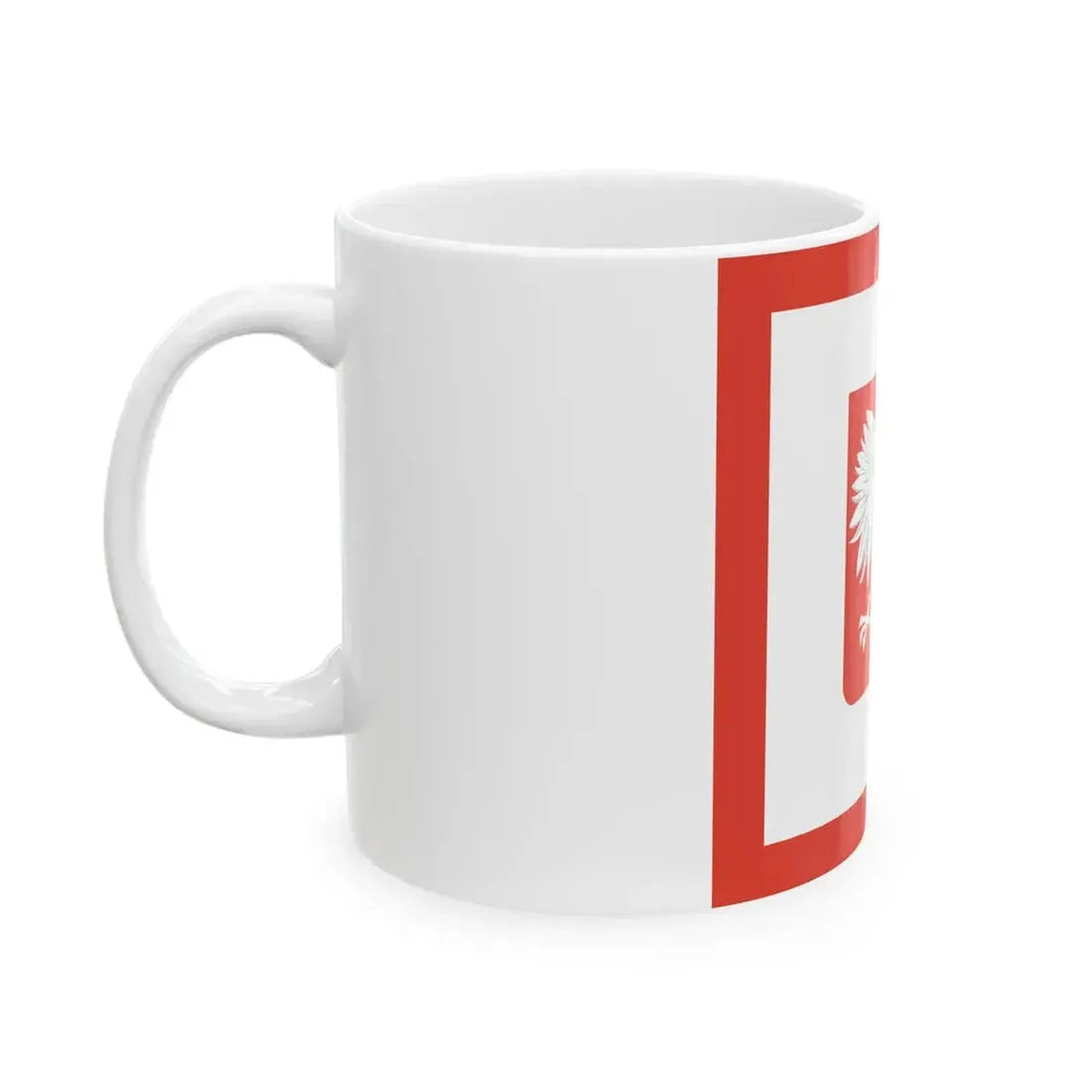 PRL Navy Coastal Units flag 61-90 (Poland) White Coffee Mug - Go Mug Yourself