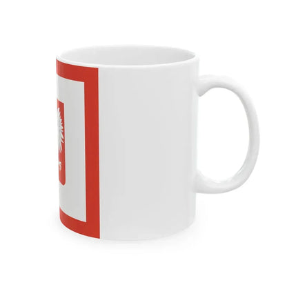 PRL Navy Coastal Units flag 61-90 (Poland) White Coffee Mug - Go Mug Yourself