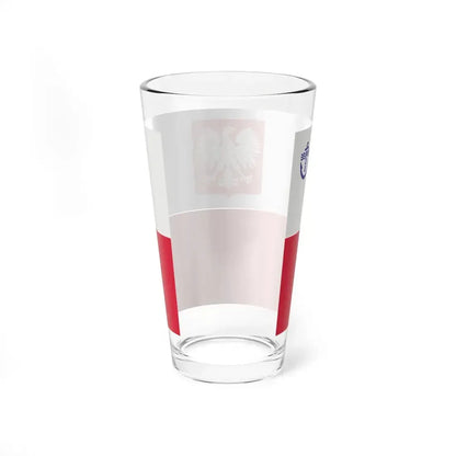 PRL PZZ ensign (Poland) Pint Glass 16oz - Go Mug Yourself