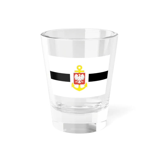 PRL service flag black (Poland) Shot Glass 1.5oz 1.5oz - Go Mug Yourself