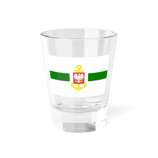 PRL service flag green (Poland) Shot Glass 1.5oz 1.5oz - Go Mug Yourself