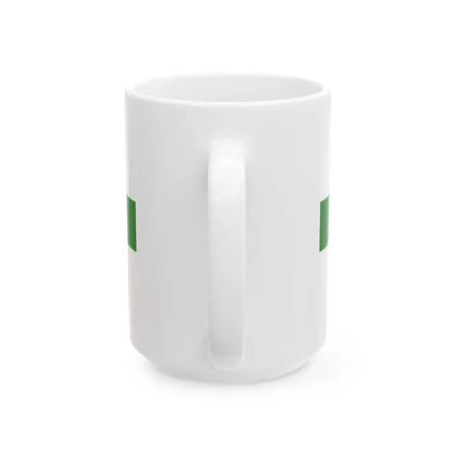 PRL service flag green (Poland) White Coffee Mug - Go Mug Yourself