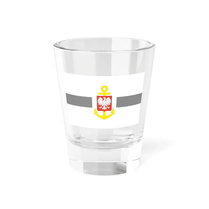 PRL service flag grey (Poland) Shot Glass 1.5oz 1.5oz - Go Mug Yourself