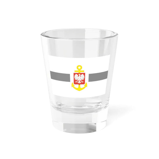 PRL service flag grey (Poland) Shot Glass 1.5oz 1.5oz - Go Mug Yourself