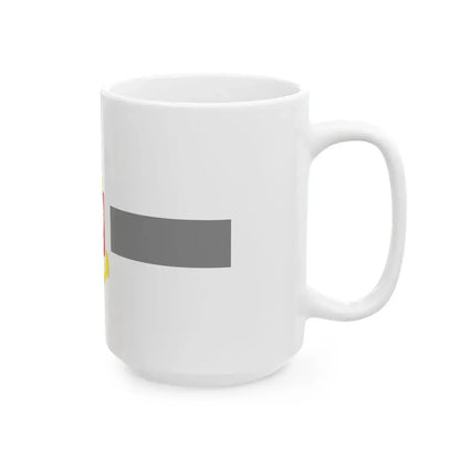 PRL service flag grey (Poland) White Coffee Mug - Go Mug Yourself
