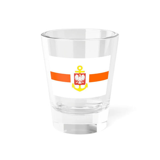 PRL service flag orange (Poland) Shot Glass 1.5oz 1.5oz - Go Mug Yourself