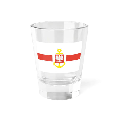 PRL service flag red (Poland) Shot Glass 1.5oz 1.5oz - Go Mug Yourself