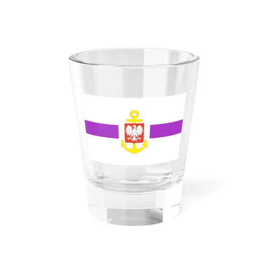 PRL service flag violet (Poland) Shot Glass 1.5oz 1.5oz - Go Mug Yourself
