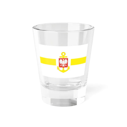 PRL service flag yellow (Poland) Shot Glass 1.5oz 1.5oz - Go Mug Yourself