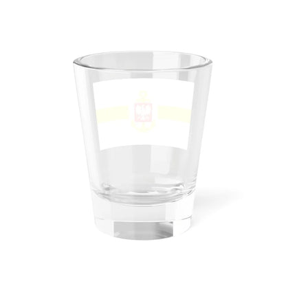 PRL service flag yellow (Poland) Shot Glass 1.5oz - Go Mug Yourself