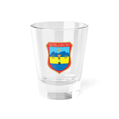 Prnjavor-grb (Bosnia and Herzegovina) (Coat of Arms) Shot Glass 1.5oz 1.5oz - Go Mug Yourself