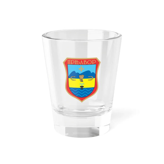 Prnjavor-grb (Bosnia and Herzegovina) (Coat of Arms) Shot Glass 1.5oz 1.5oz - Go Mug Yourself