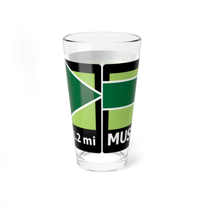 PRNS CSJ-TG5.2 (California) (Road Sign) Pint Glass 16oz - Go Mug Yourself