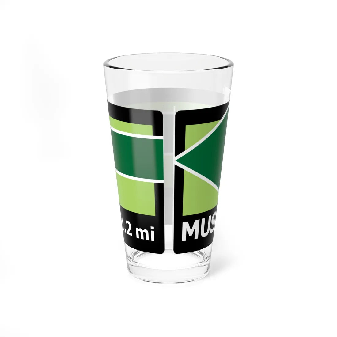 PRNS CSJ-TG5.3 (California) (Road Sign) Pint Glass 16oz - Go Mug Yourself