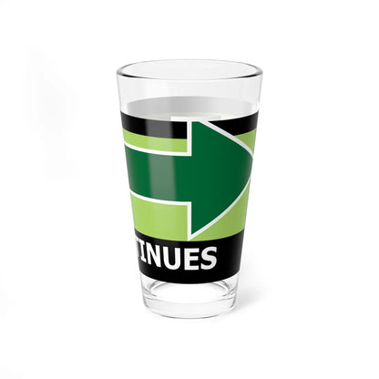 PRNS CSJ-TG6.2 (California) (Road Sign) Pint Glass 16oz - Go Mug Yourself