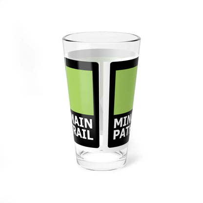 PRNS CSJ-TG7.0B (California) (Road Sign) Pint Glass 16oz - Go Mug Yourself
