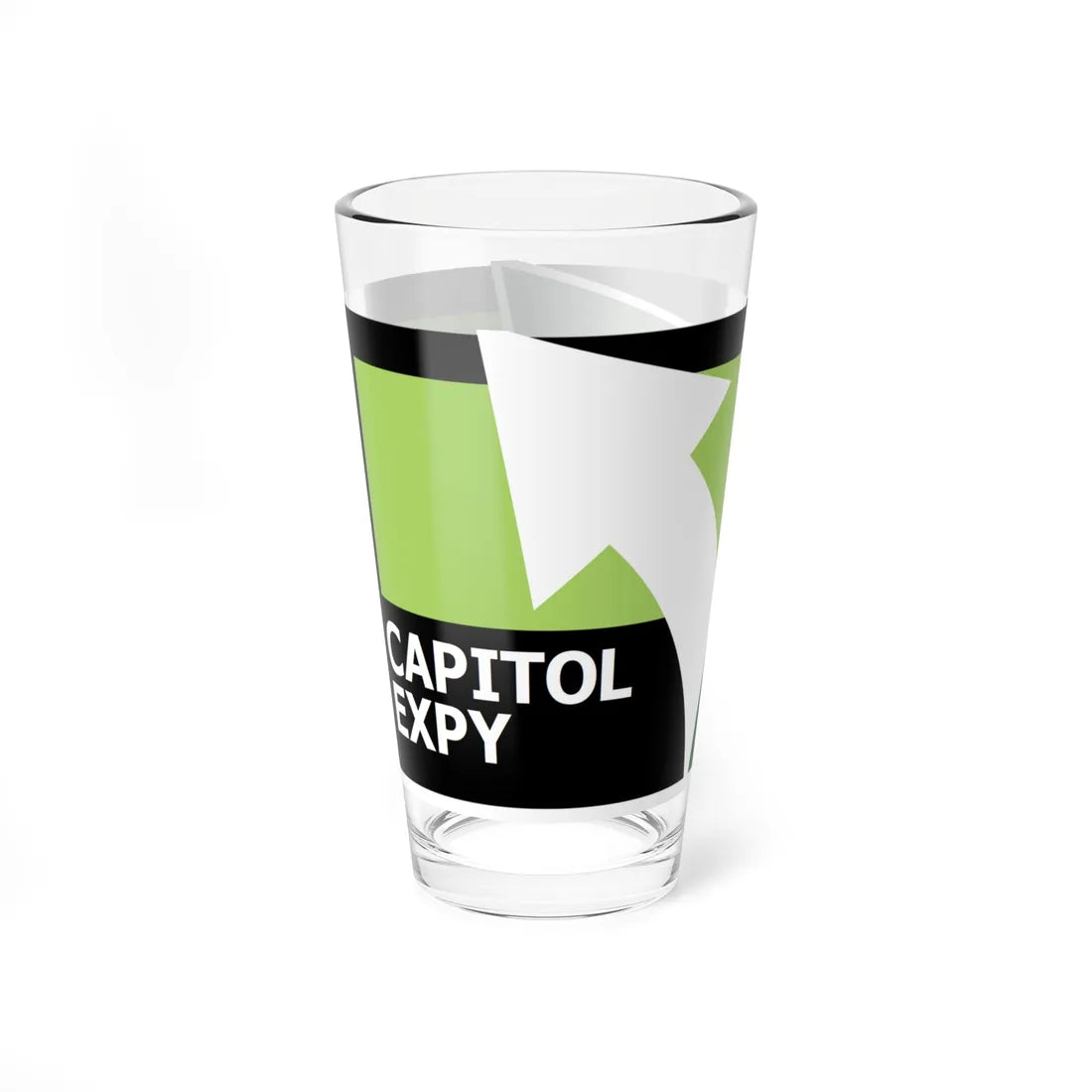PRNS CSJ-TG7.1B (California) (Road Sign) Pint Glass 16oz - Go Mug Yourself