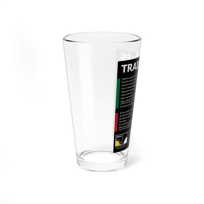 PRNS CSJ-TR1A (California) (Road Sign) Pint Glass 16oz - Go Mug Yourself