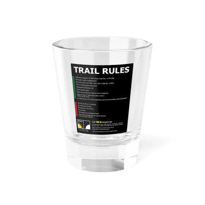 PRNS CSJ-TR1A (California) (Road Sign) Shot Glass 1.5oz 1.5oz - Go Mug Yourself