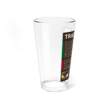 PRNS CSJ-TR1B (California) (Road Sign) Pint Glass 16oz - Go Mug Yourself