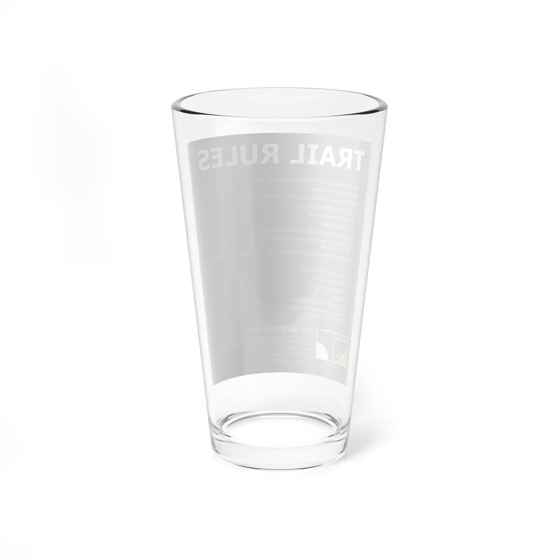 PRNS CSJ-TR1B (California) (Road Sign) Pint Glass 16oz - Go Mug Yourself