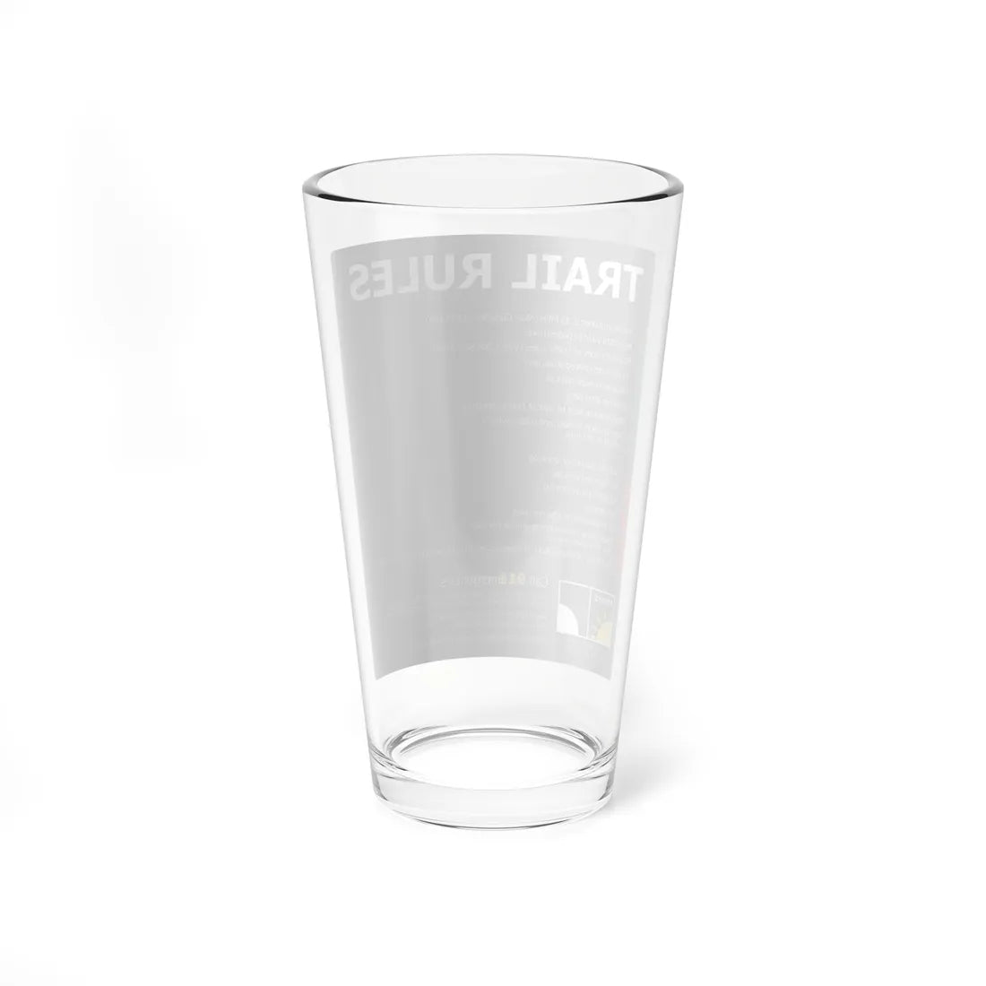 PRNS CSJ-TR1C (California) (Road Sign) Pint Glass 16oz - Go Mug Yourself
