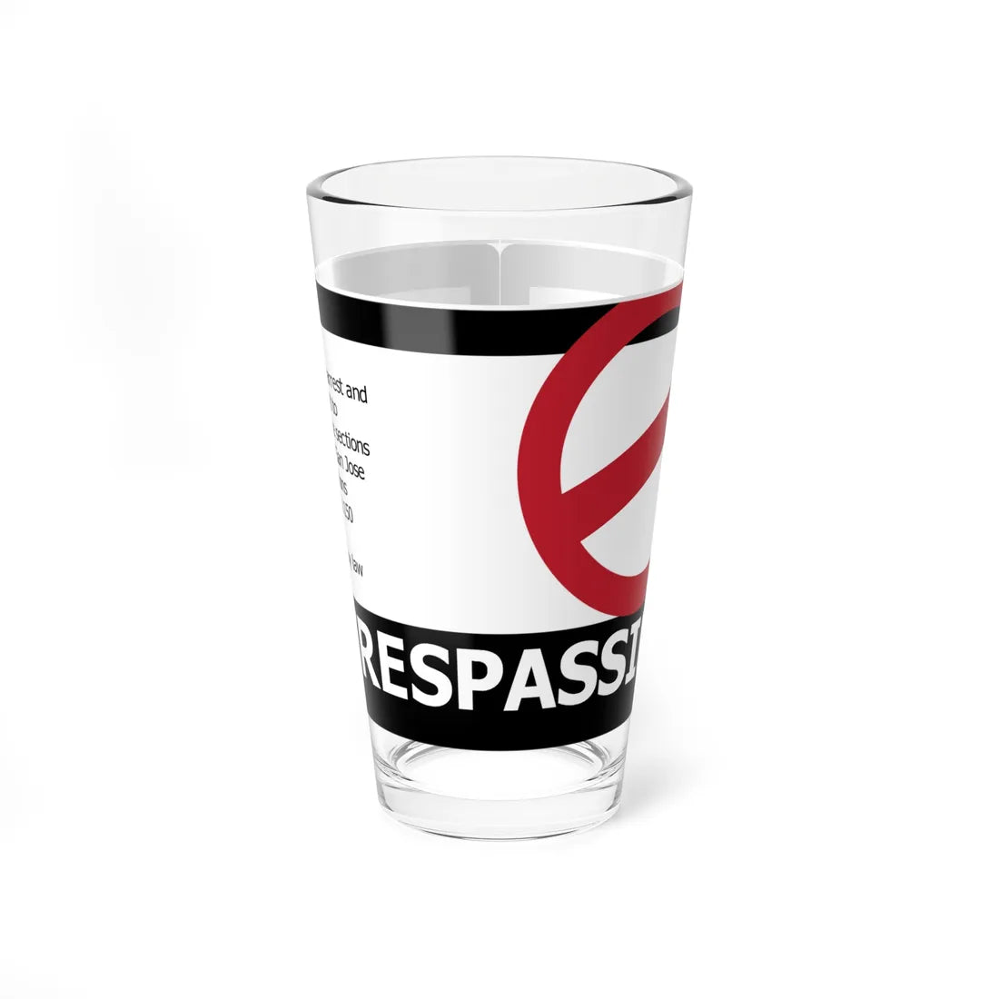 PRNS CSJ-TR3 (California) (Road Sign) Pint Glass 16oz 16oz - Go Mug Yourself