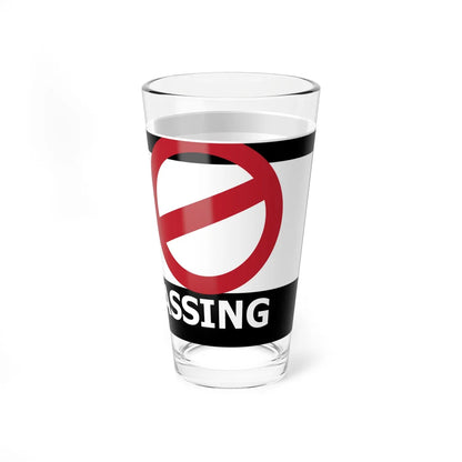 PRNS CSJ-TR3 (California) (Road Sign) Pint Glass 16oz - Go Mug Yourself