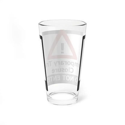 PRNS CSJ-TR8.1 (California) (Road Sign) Pint Glass 16oz - Go Mug Yourself