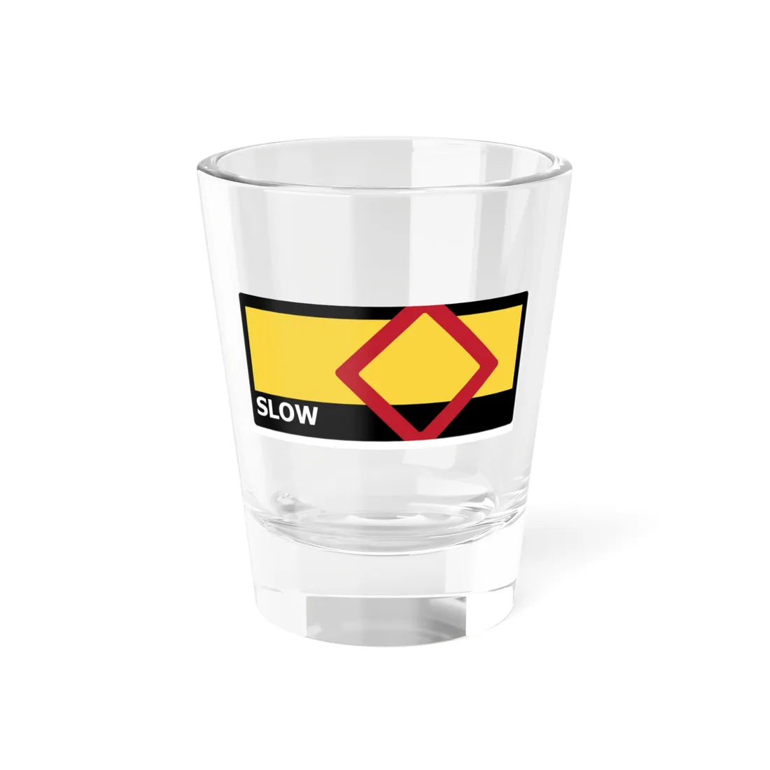PRNS CSJ-TW9 (California) (Road Sign) Shot Glass 1.5oz 1.5oz - Go Mug Yourself