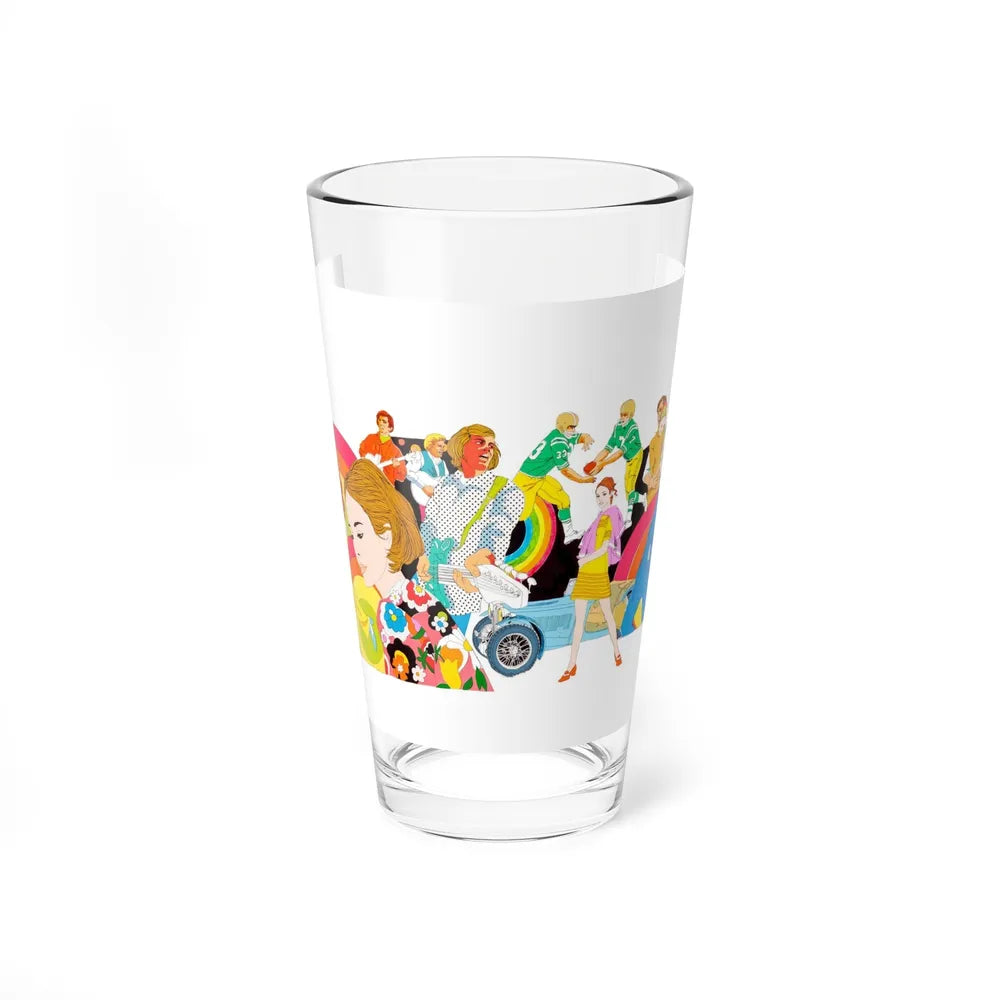 Production Art 1 (undated) (Magazine Illustration) Pint Glass 16oz-16oz-Go Mug Yourself