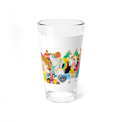 Production Art 1 (undated) (Magazine Illustration) Pint Glass 16oz-16oz-Go Mug Yourself