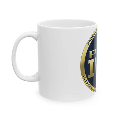 Program Executive Office IWS (U.S. Navy) White Coffee Mug-Go Mug Yourself