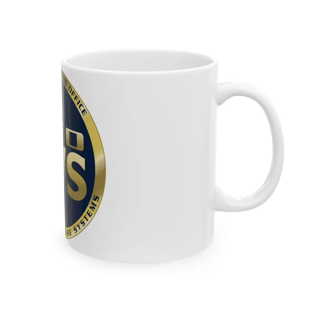 Program Executive Office IWS (U.S. Navy) White Coffee Mug-Go Mug Yourself