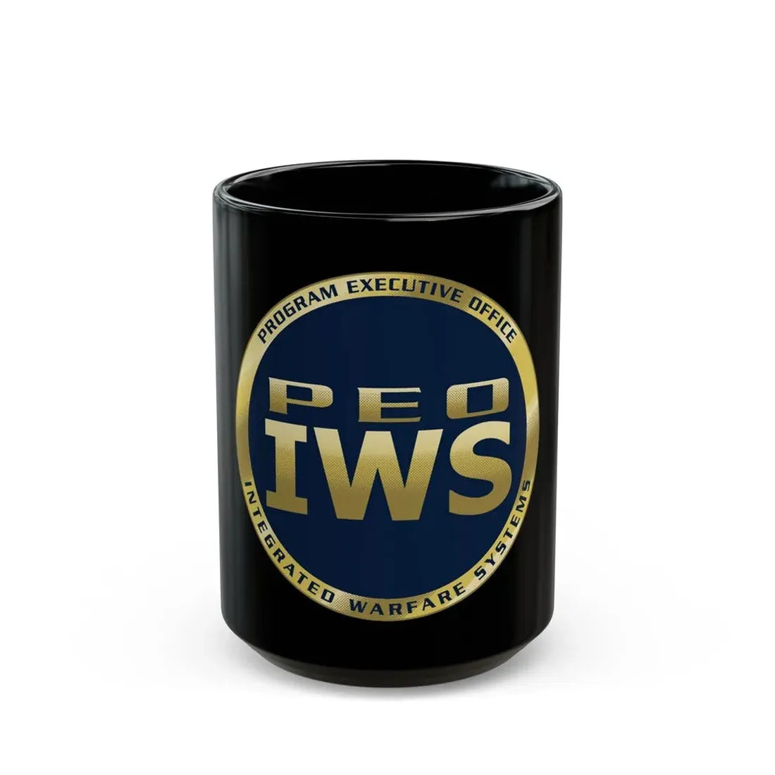 Program Executive Office IWS (U.S. Navy) Black Coffee Mug 15oz - Go Mug Yourself