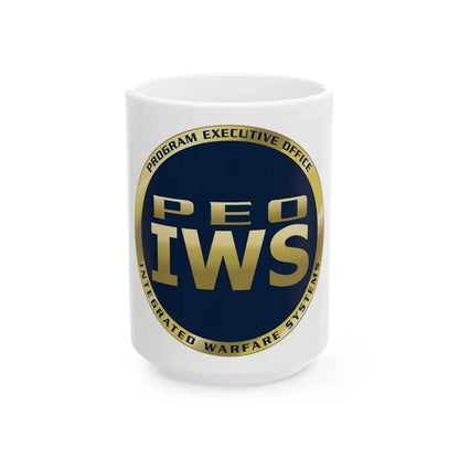 Program Executive Office IWS (U.S. Navy) White Coffee Mug 15oz - Go Mug Yourself