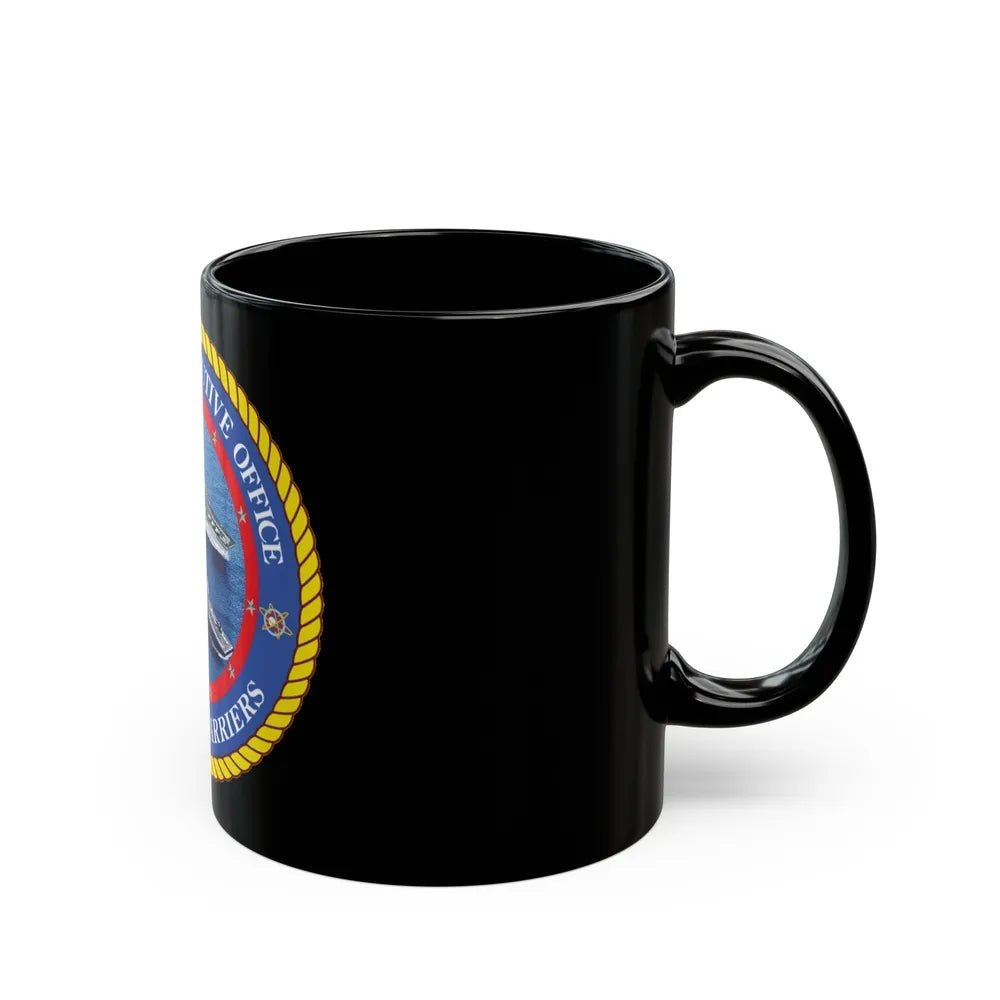 Program Executive Officer Aircraft Carriers (U.S. Navy) Black Coffee Mug-Go Mug Yourself