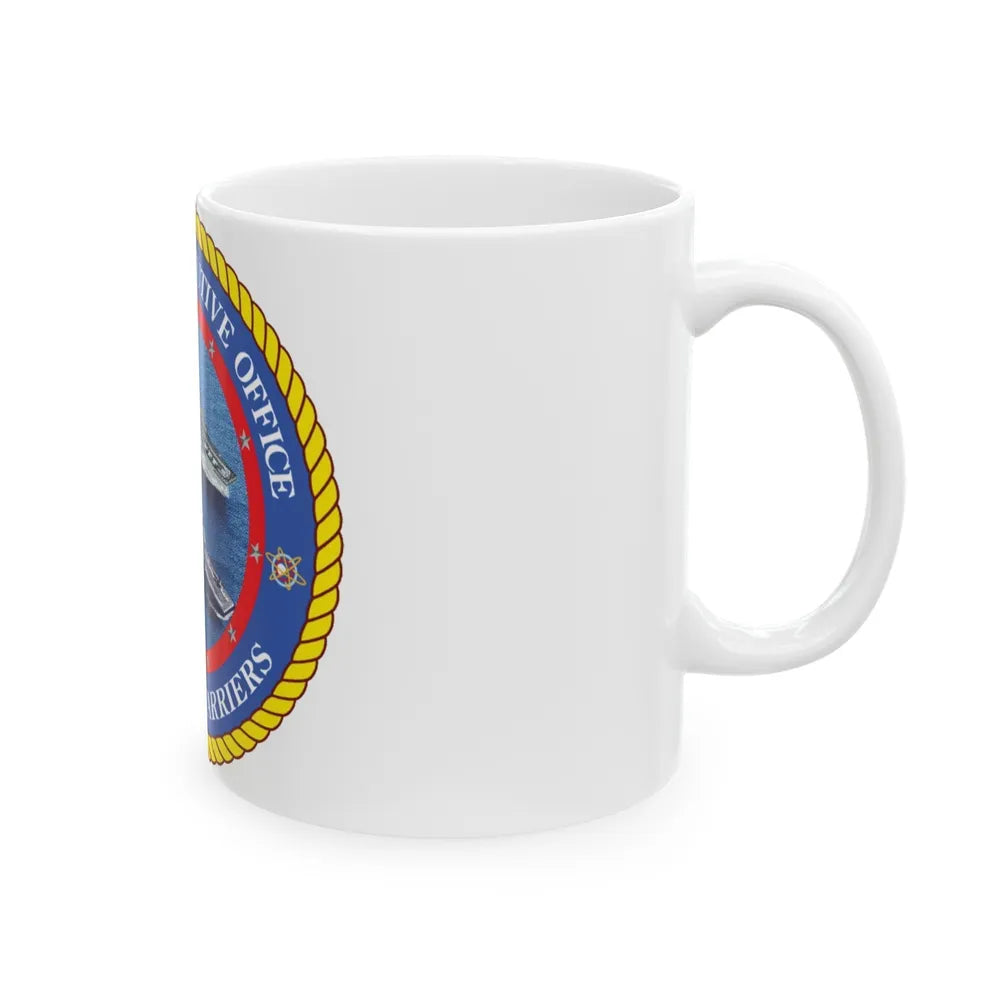 Program Executive Officer Aircraft Carriers (U.S. Navy) White Coffee Mug-Go Mug Yourself