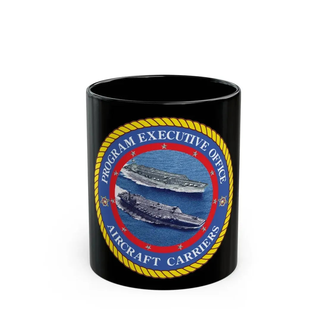 Program Executive Officer Aircraft Carriers (U.S. Navy) Black Coffee Mug 11oz - Go Mug Yourself