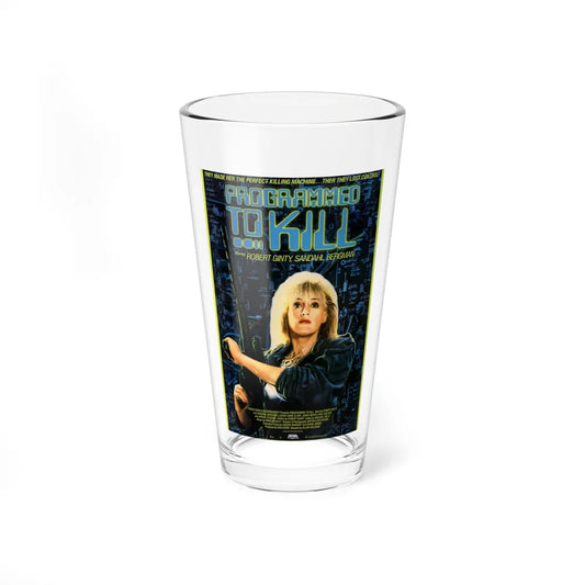 PROGRAMMED TO KILL 1987 Movie Poster - Pint Glass 16oz-16oz-Go Mug Yourself