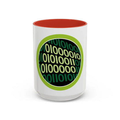 Programming (Boy Scout Merit Badge) Accent Coffee Mug 15oz Red - Go Mug Yourself